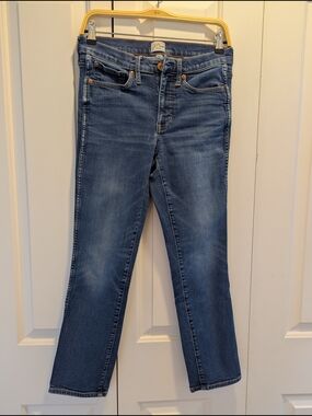 J. Crew Straight-Leg Women's Jeans in Blue Wash